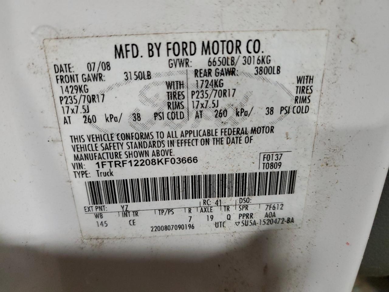 2008 Ford F-150 - Image 13