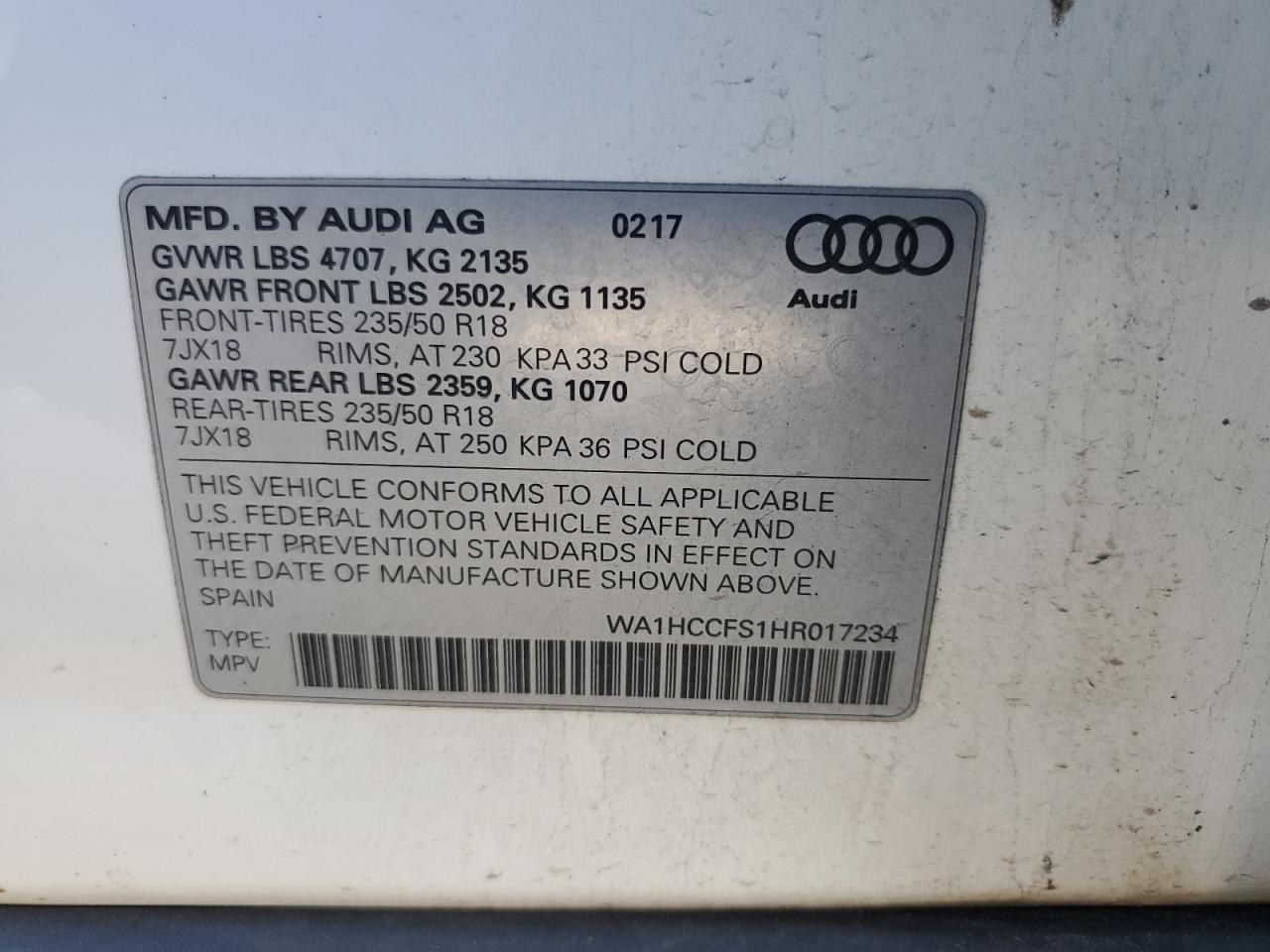 2017 Audi Q3 - Image 12