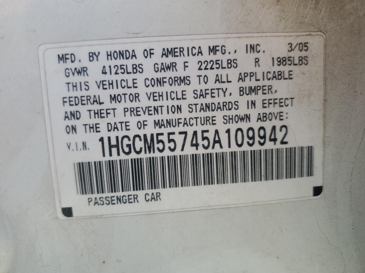 2005 Honda Accord - Image 12