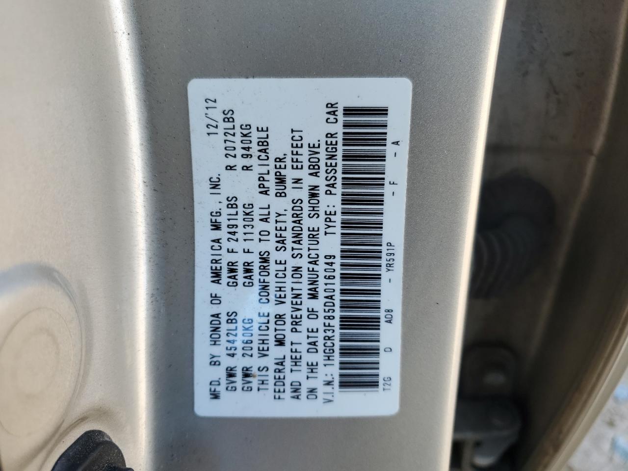 2013 Honda Accord - Image 12