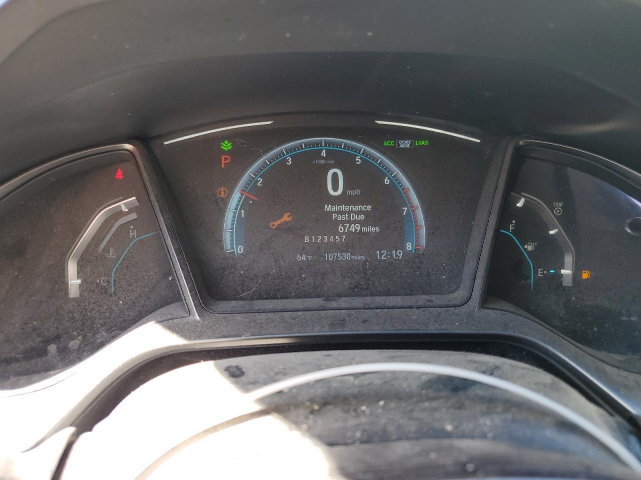 SHHFK7H64KU420093 HONDA CIVIC 2019