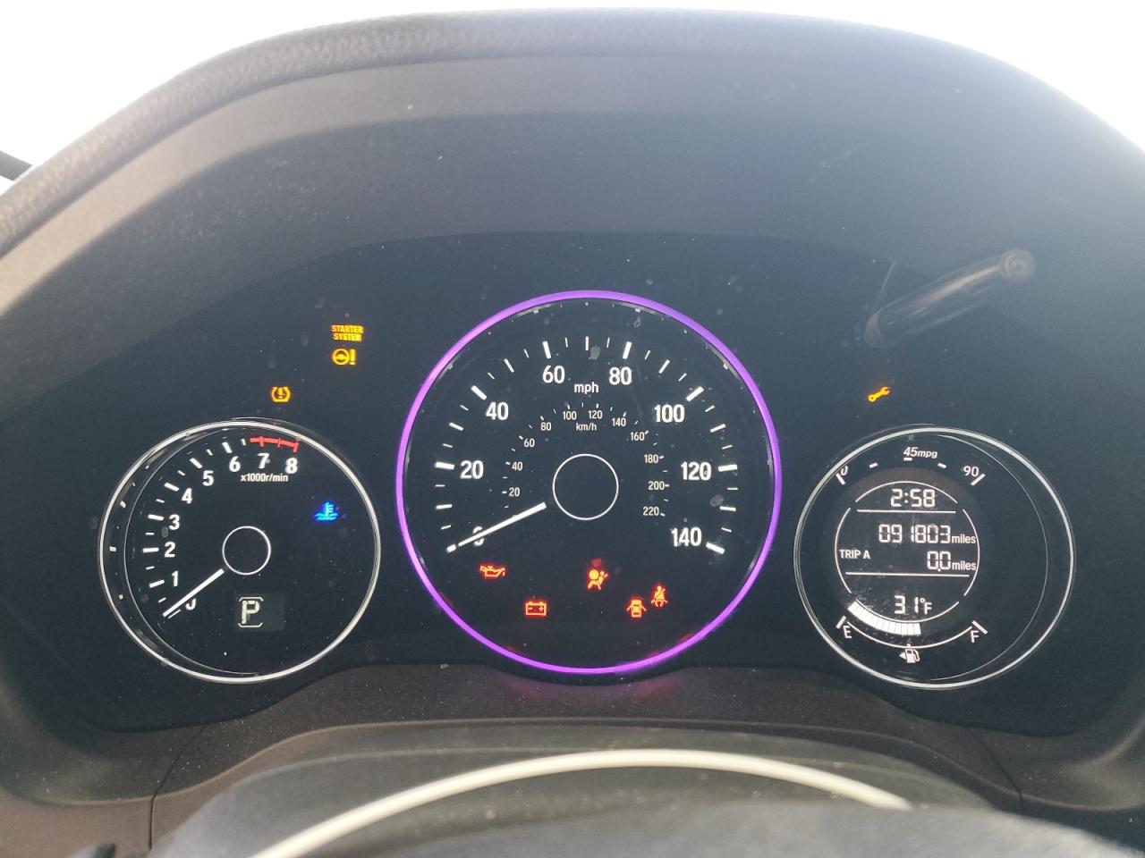 3CZRU6H71GM730033 HONDA HR-V 2016