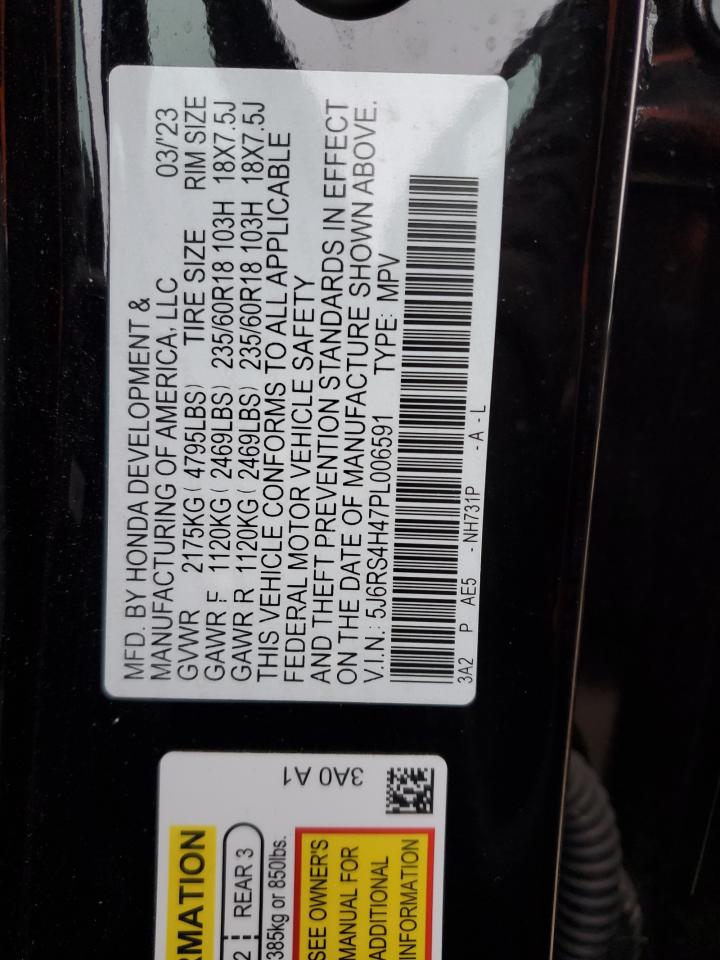 5J6RS4H47PL006591 HONDA CRV 2023