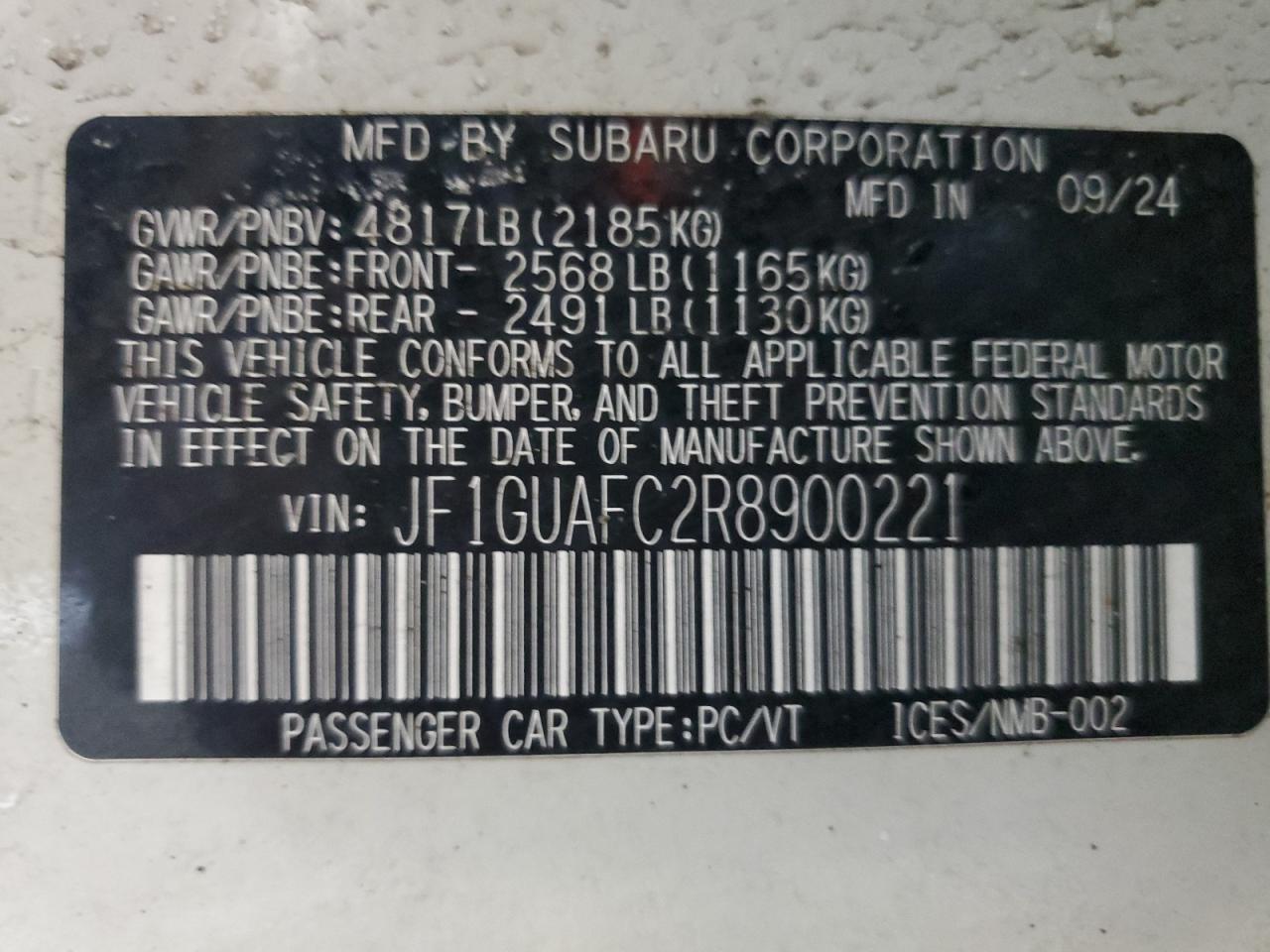 2024 Subaru Impreza - Image 12