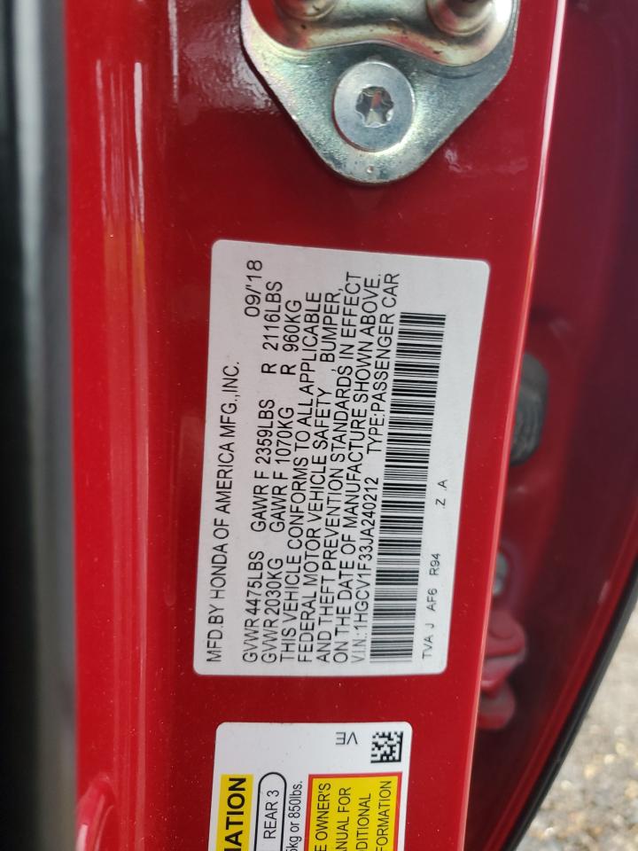 2018 Honda Accord - Image 12