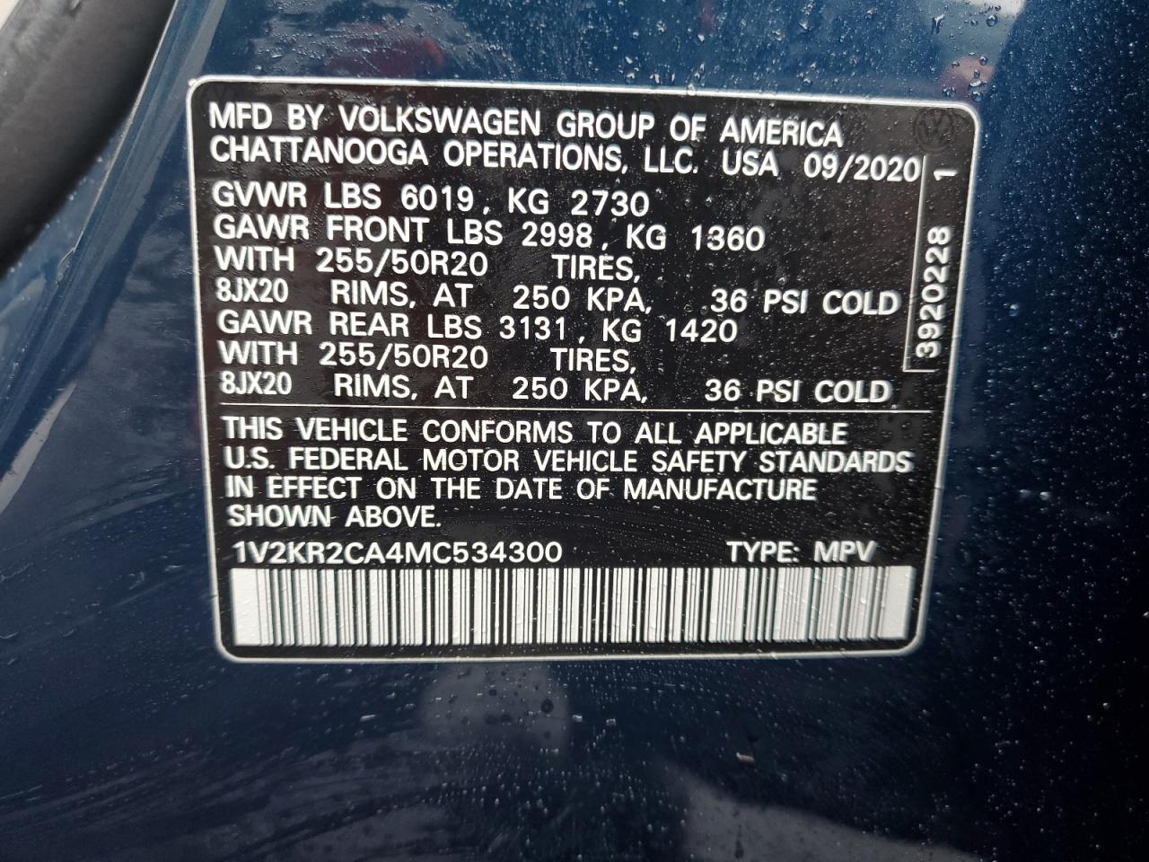 2021 Volkswagen Atlas - Image 15