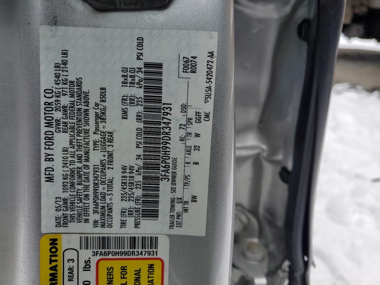 2013 Ford Fusion - Image 12