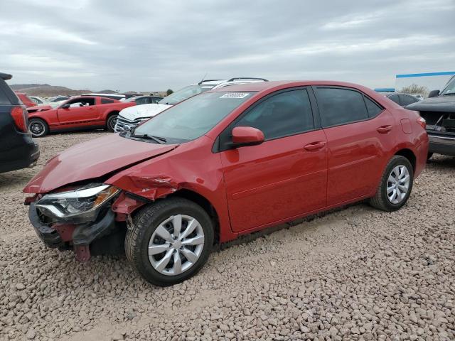  TOYOTA COROLLA 2016 Red