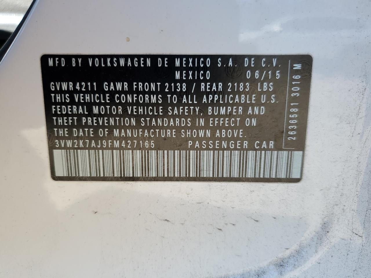 2015 Volkswagen Jetta - Image 12