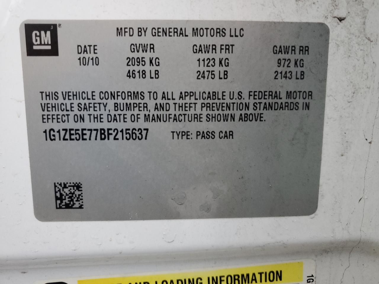 2011 Chevrolet Malibu - Image 13