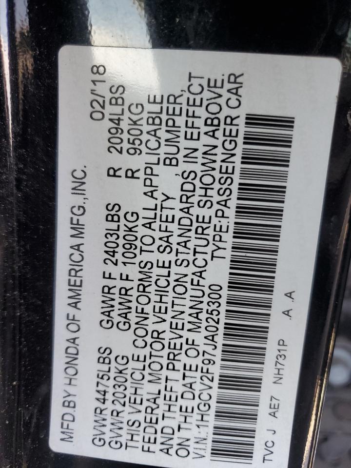 2018 Honda Accord - Image 14