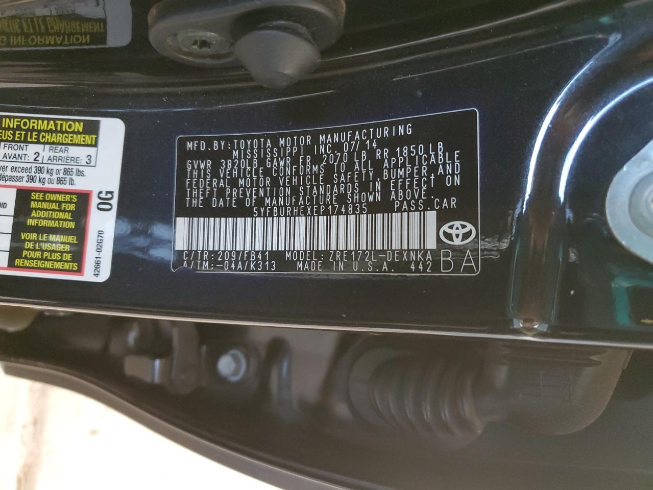 2014 Toyota Corolla - Image 12