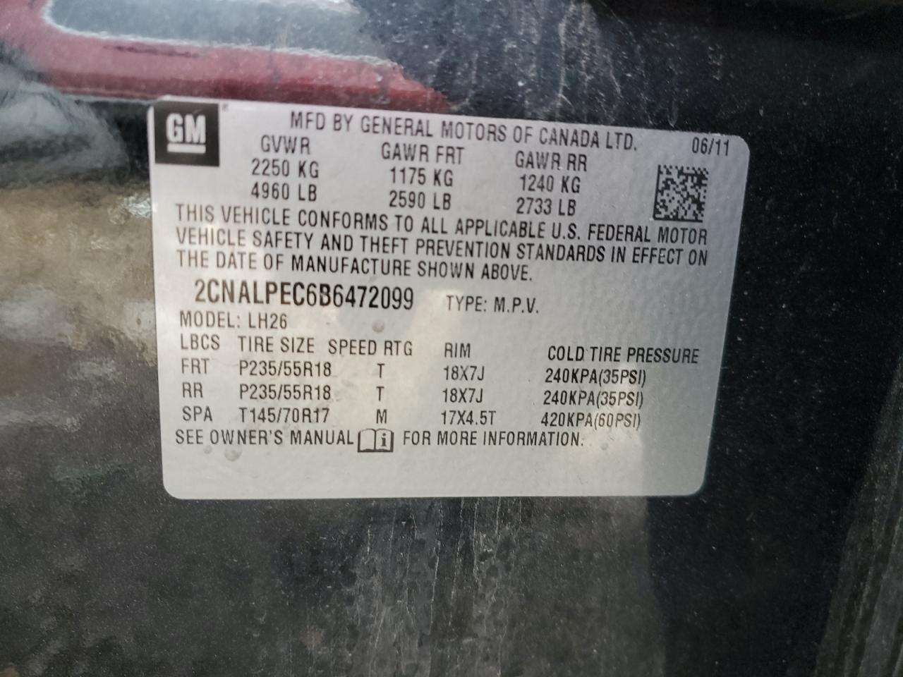 2011 Chevrolet Equinox - Image 13