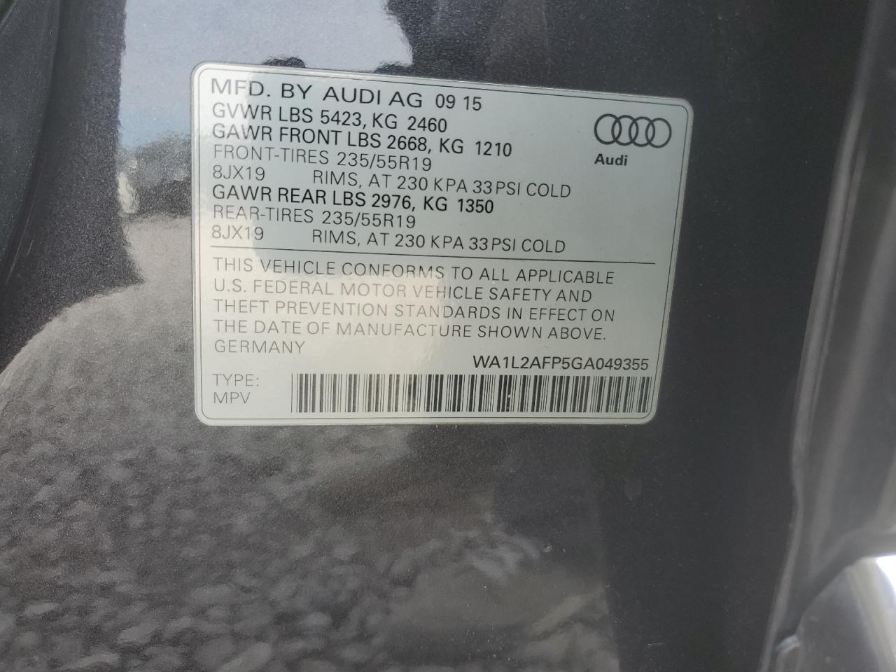 2016 Audi Q5 - Image 15