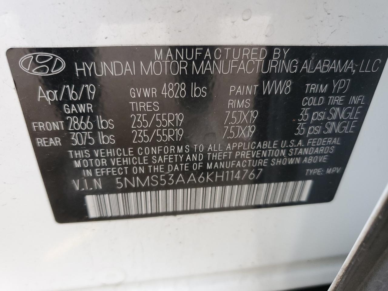 2019 Hyundai Santa Fe - Image 14