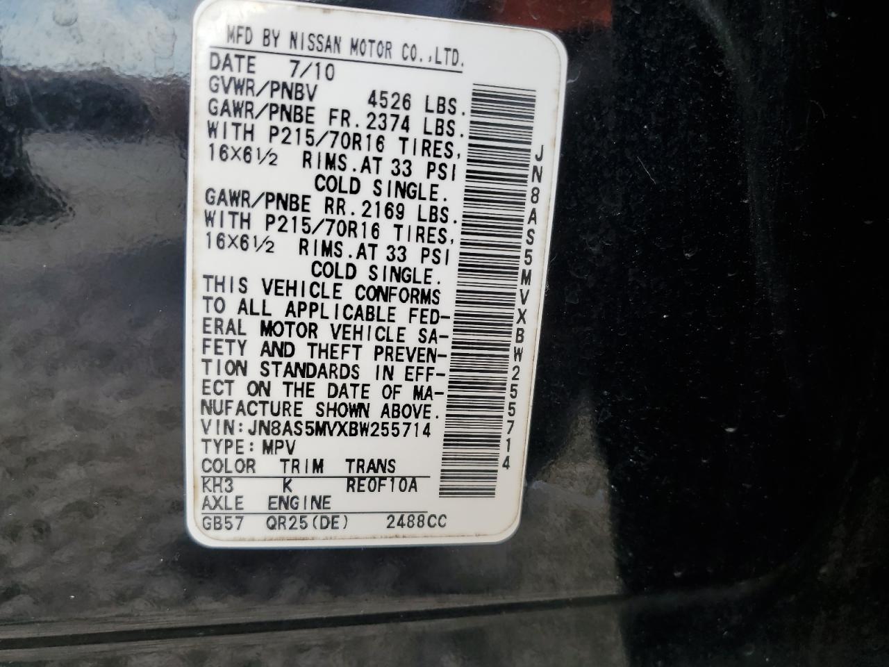 2011 Nissan Rogue - Image 14
