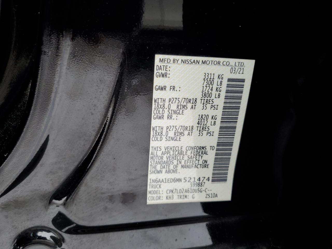 2021 Nissan Titan - Image 12