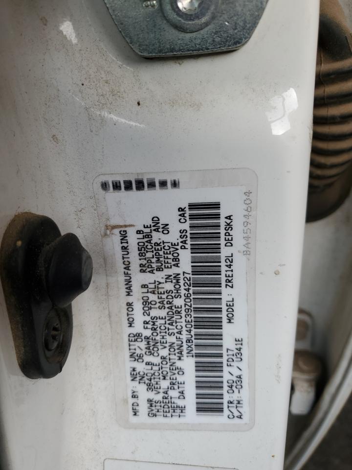 2009 Toyota Corolla Base VIN: 1NXBU40E39Z064227 Lot: 47921785