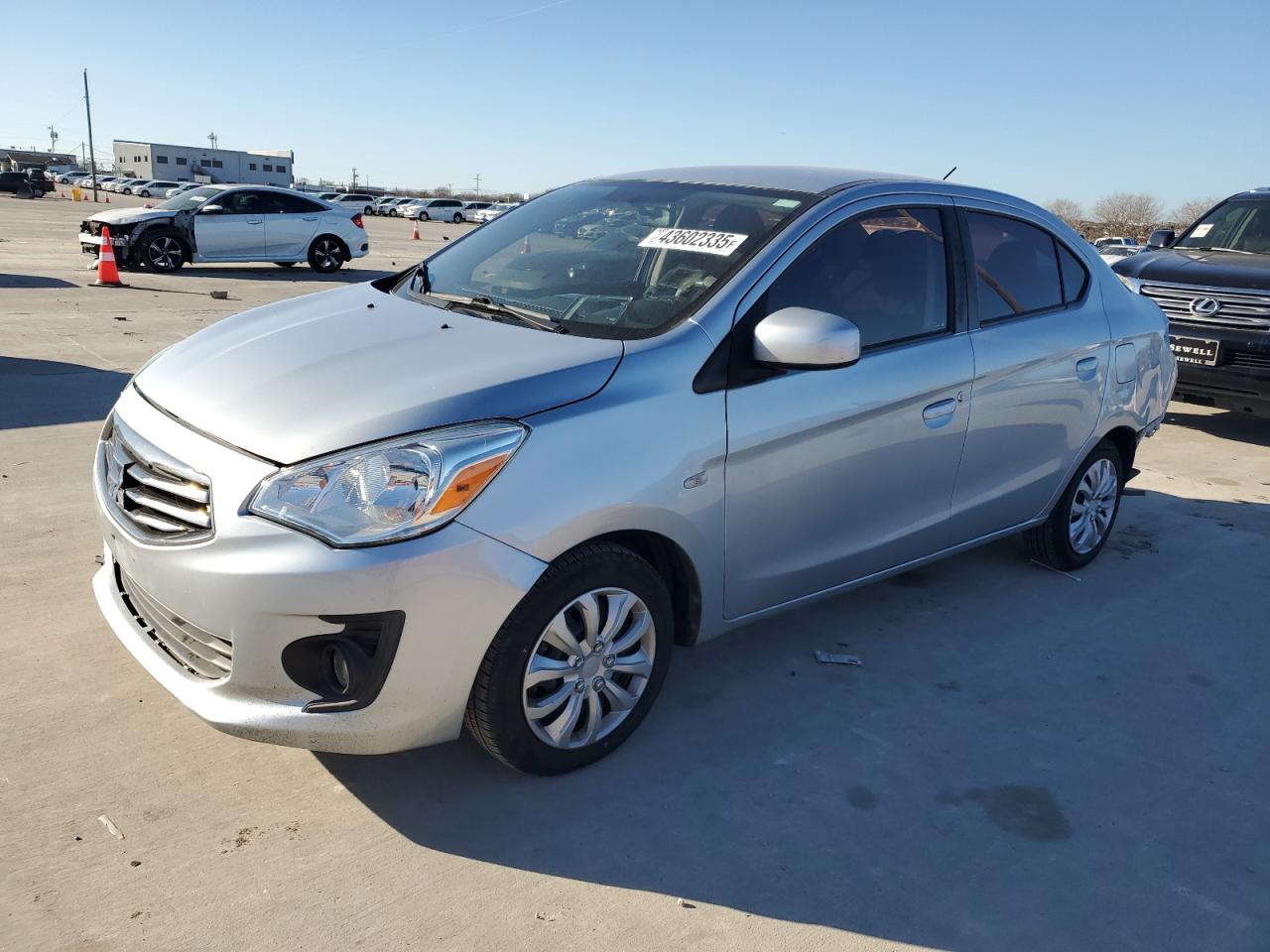 2018 Mitsubishi Mirage G4 Es na sprzedaż w Grand Prairie, TX - All Over