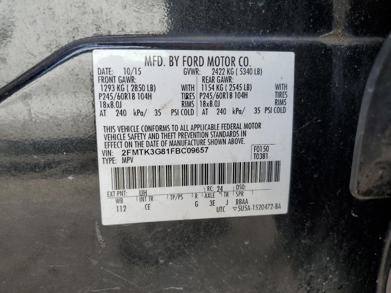 2015 Ford Edge - Image 13