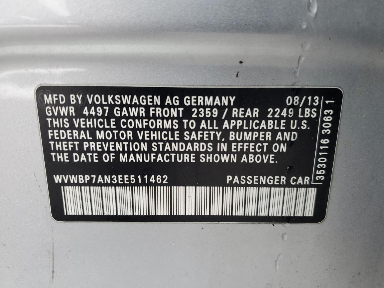 2014 Volkswagen Passat CC - Image 14