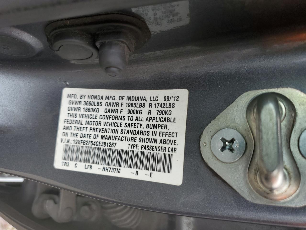 2012 Honda Civic - Image 12