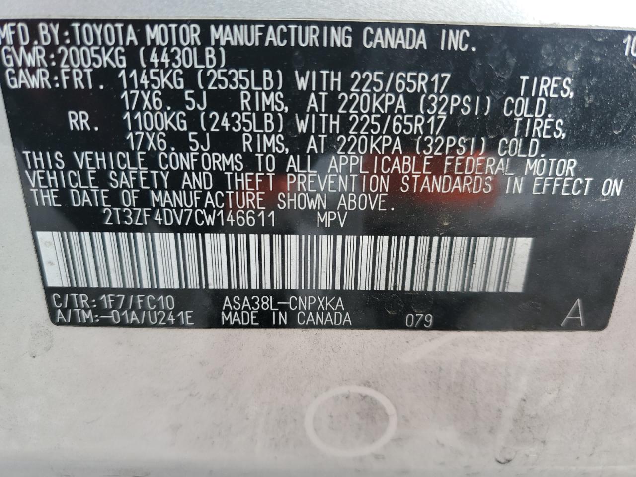 2012 Toyota RAV 4 - Image 14