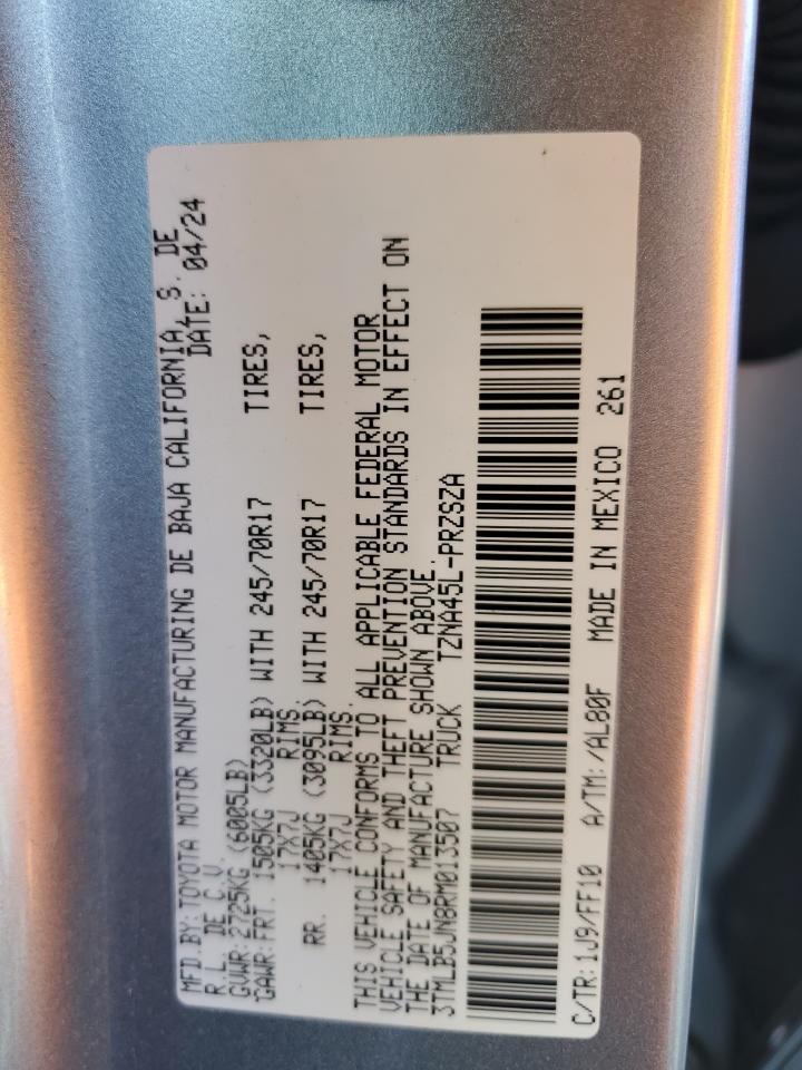 3TMLB5JN8RM013507 TOYOTA TACOMA 2024