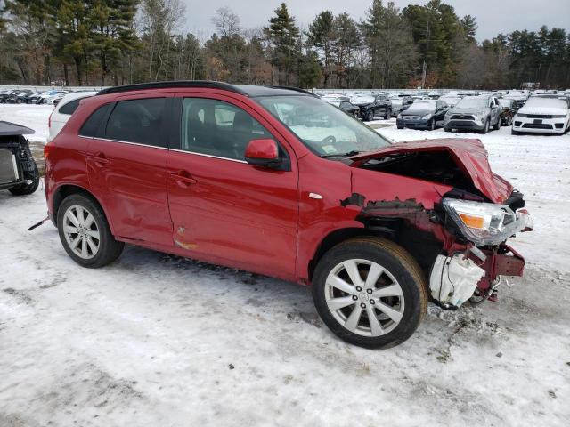 MITSUBISHI OUTLANDER 2015 Czerwony