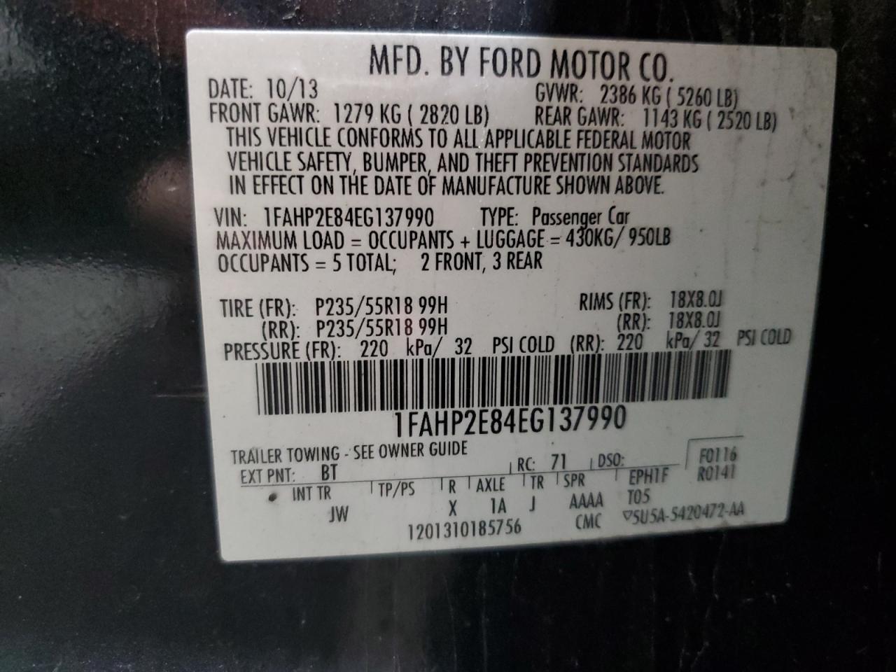 2014 Ford Taurus - Image 15