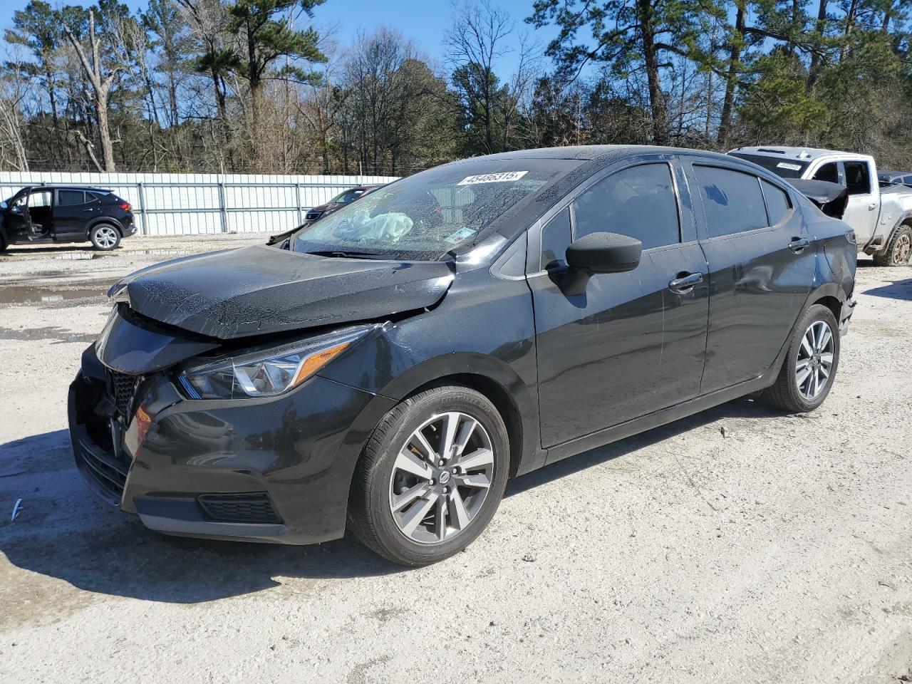 2022 Nissan Versa Sv продається в Greenwell Springs, LA - All Over