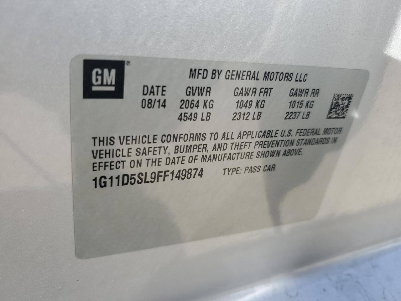 2015 Chevrolet Malibu - Image 14