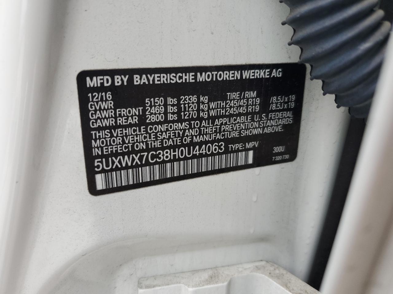 2017 BMW X3 - Image 13