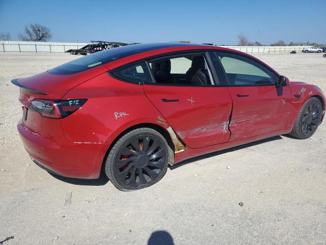  TESLA MODEL 3 2021 Красный