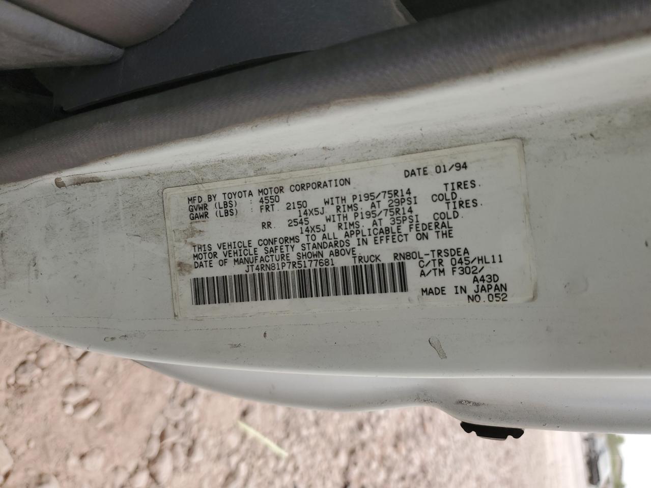 1994 Toyota Pickup - Image 15