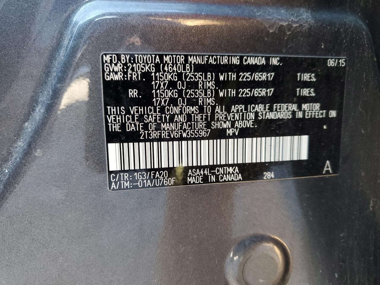 2015 Toyota RAV 4 - Image 14