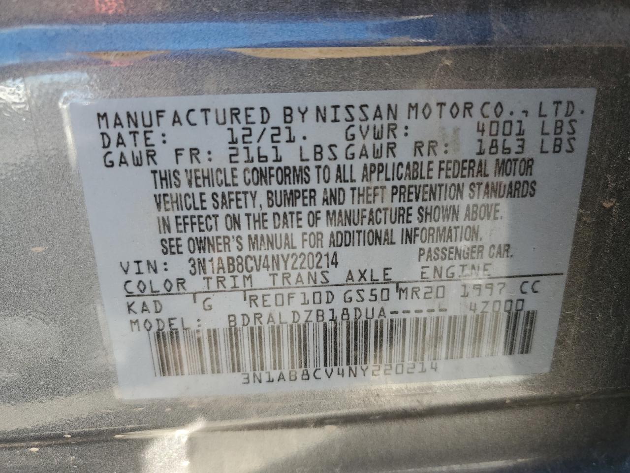 2022 Nissan Sentra - Image 13