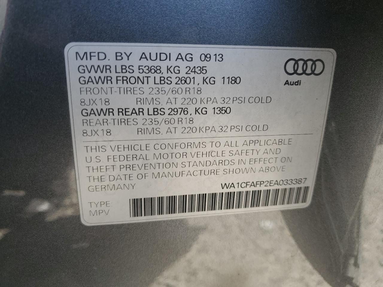 2014 Audi Q5 - Image 13