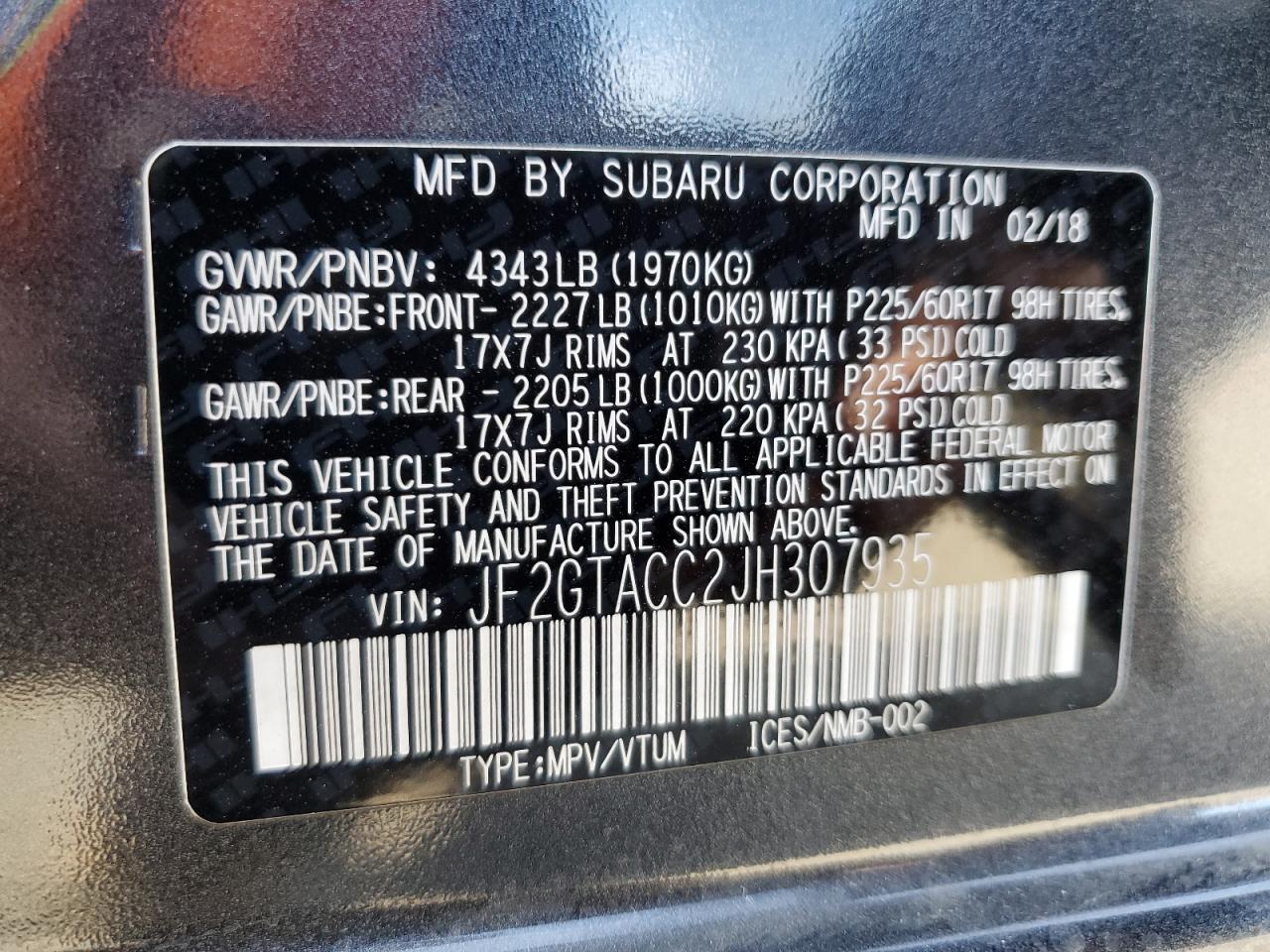 2018 Subaru XV - Image 15