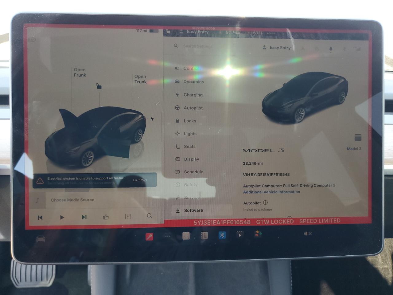 2023 Tesla Model 3 VIN: 5YJ3E1EA1PF616548 Lot: 46138615