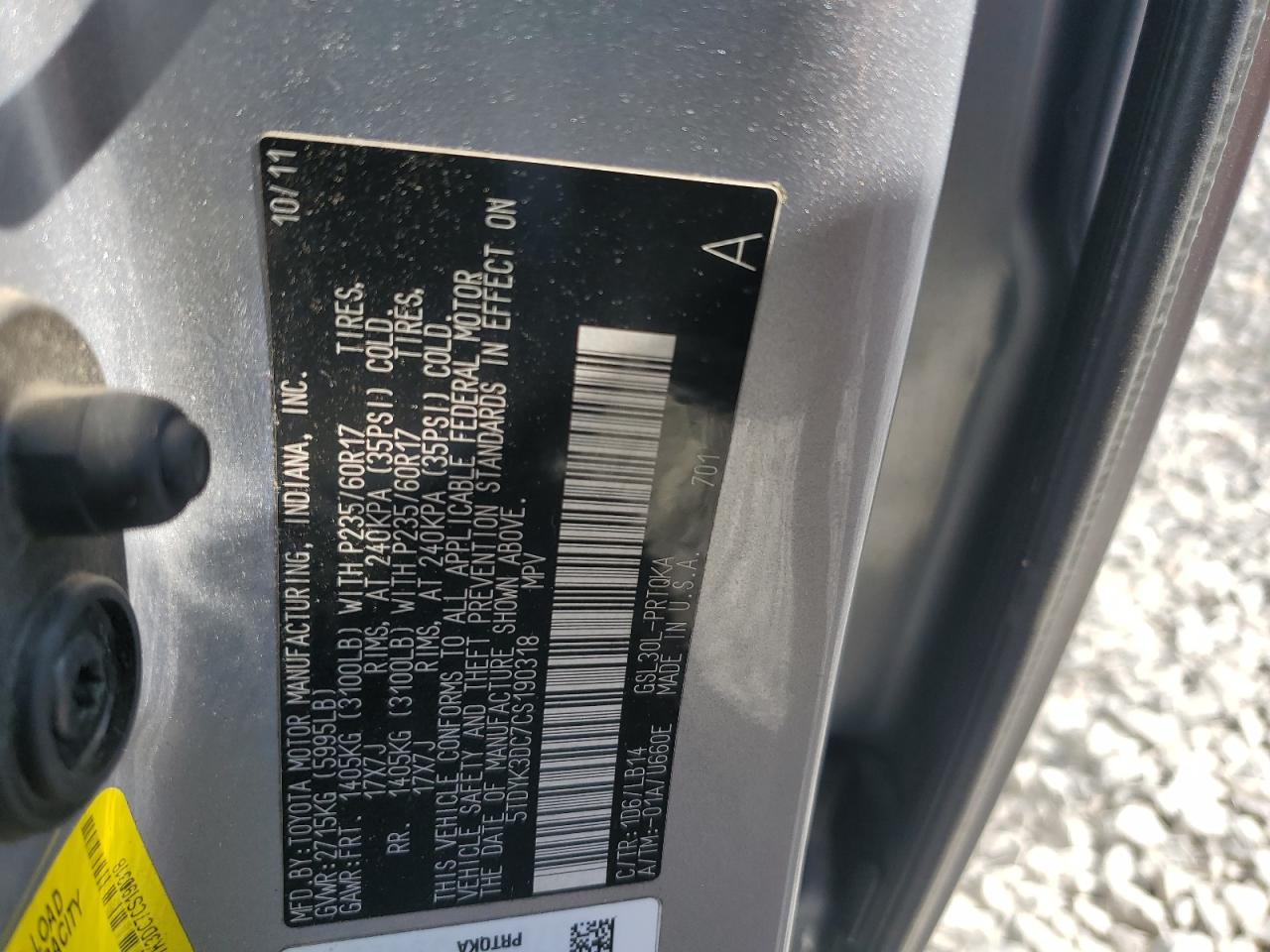 2012 Toyota Sienna - Image 13