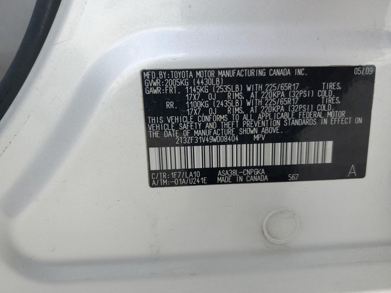 2009 Toyota RAV 4 - Image 13