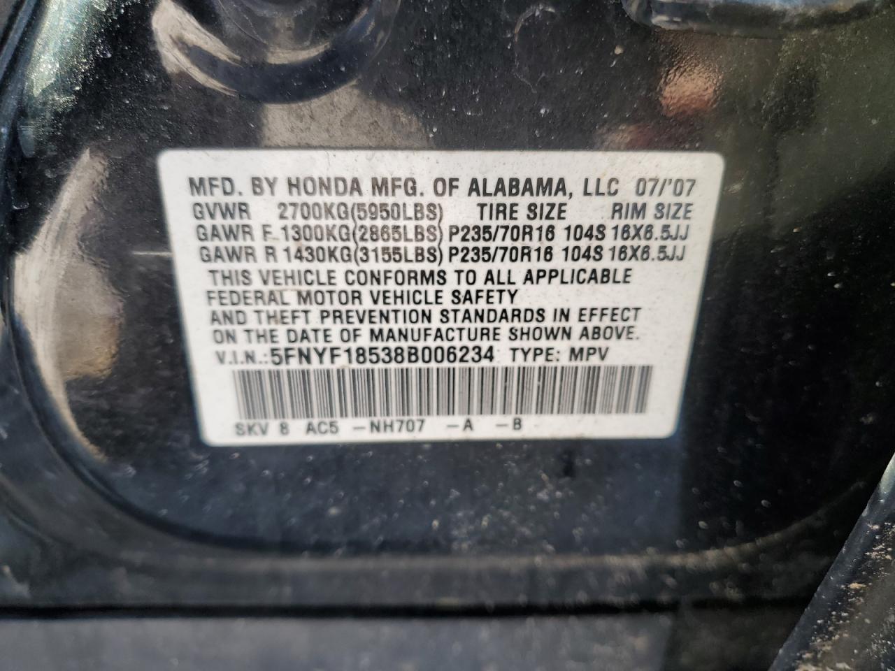 2008 Honda Pilot - Image 14