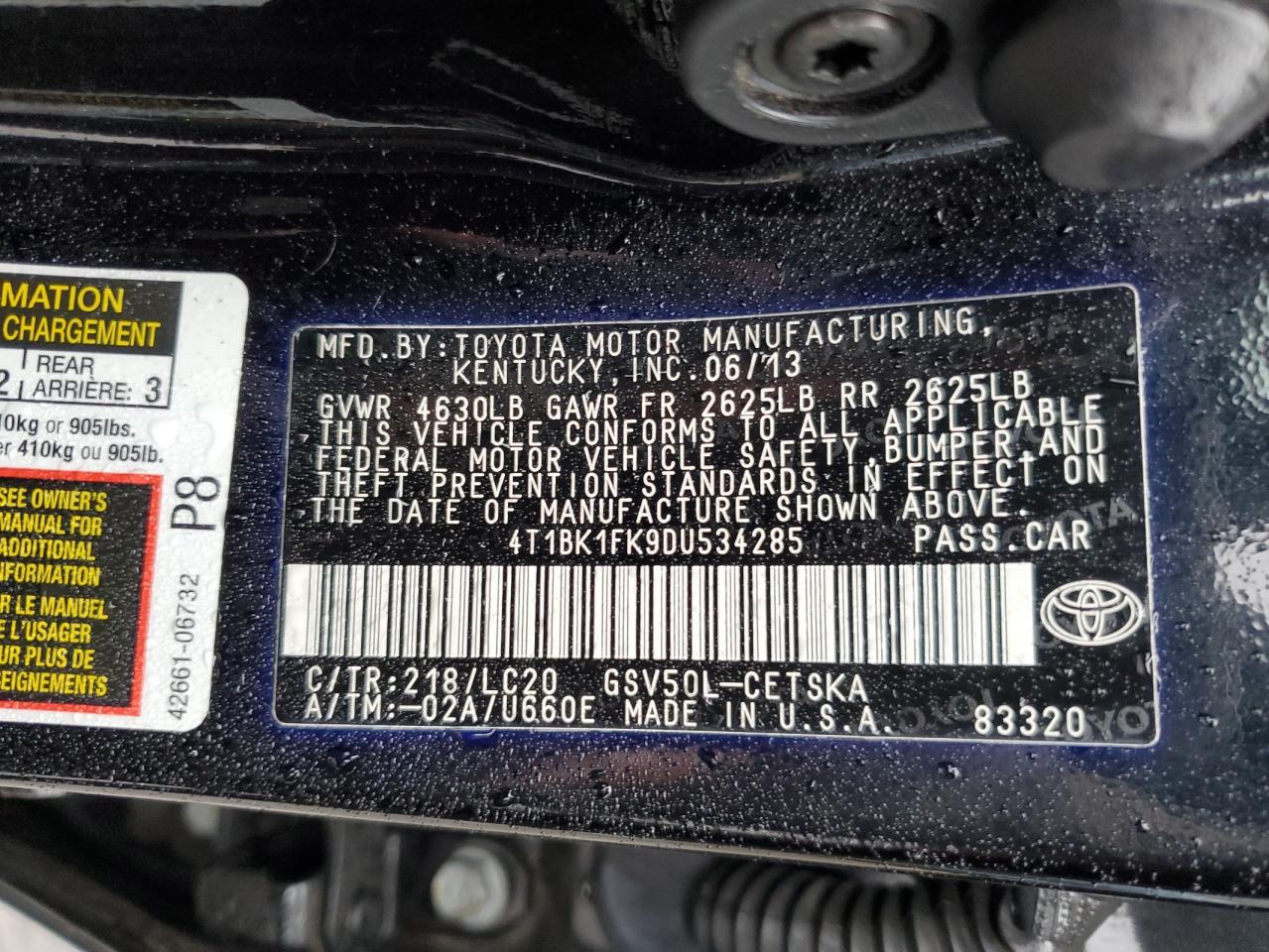 2013 Toyota Camry - Image 12
