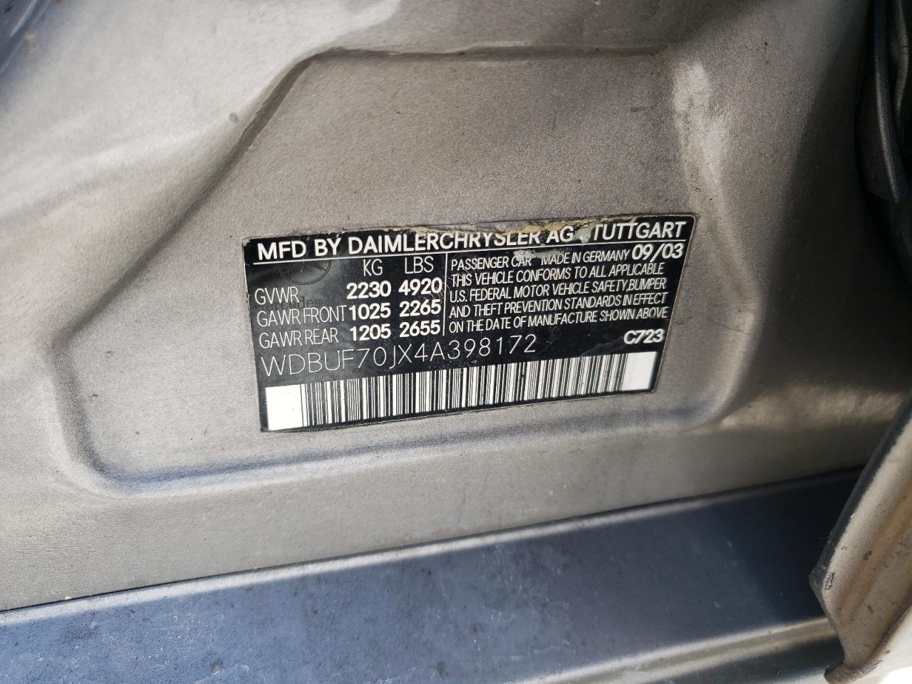 2004 Mercedes-Benz E-klasse - Image 12
