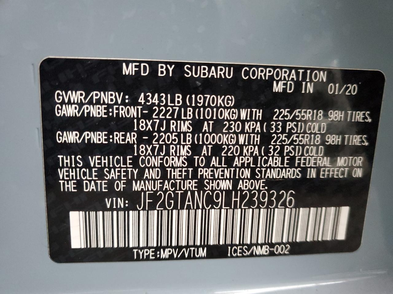 2020 Subaru XV - Image 12