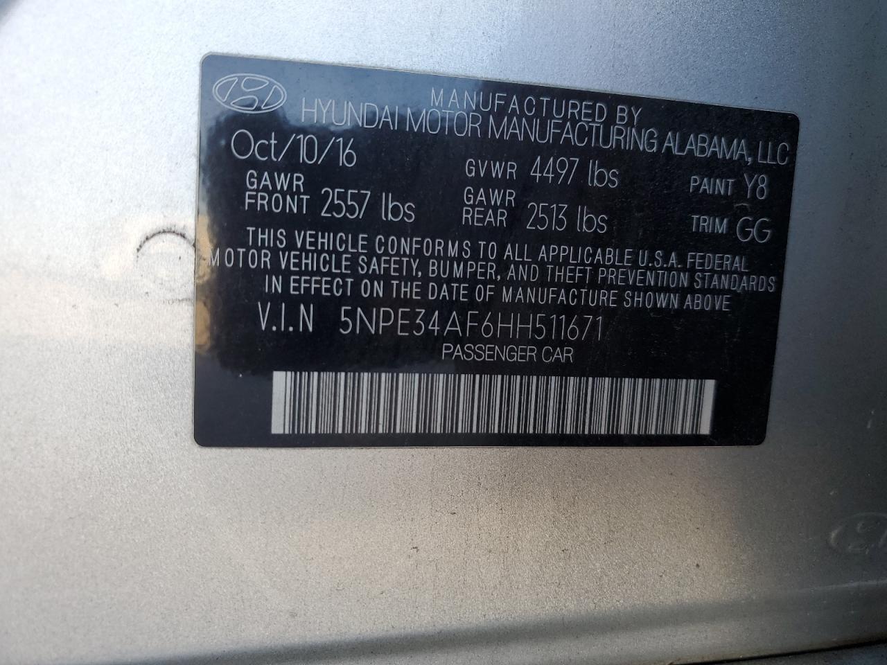 2017 Hyundai Sonata - Image 12
