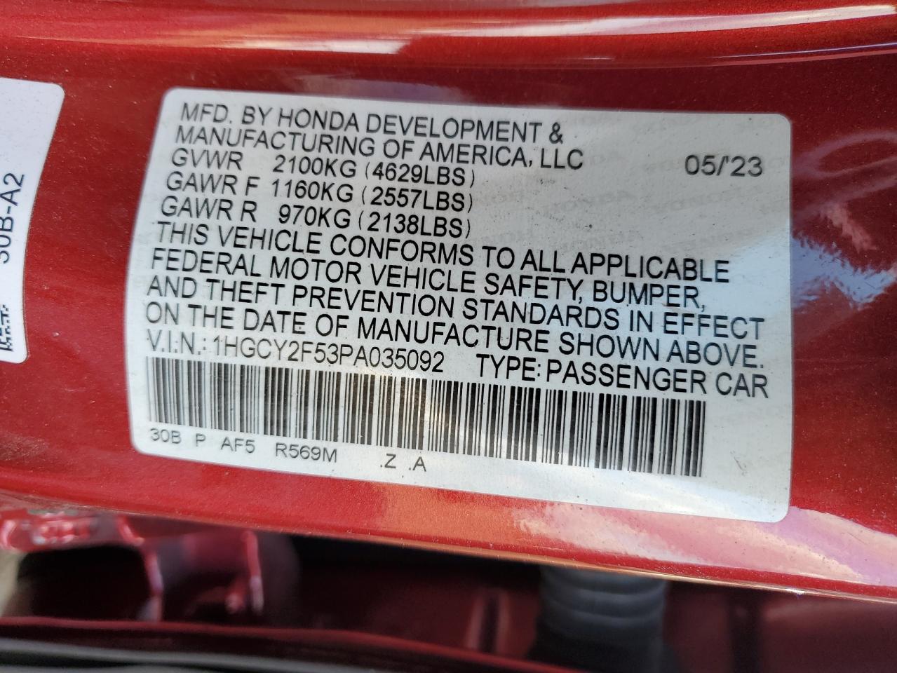 2023 Honda Accord - Image 16
