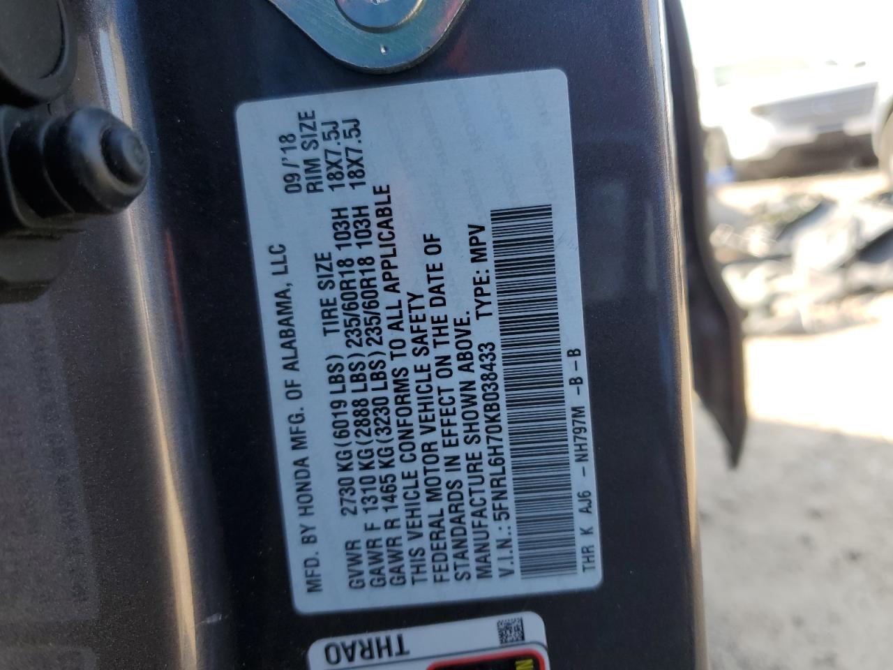2019 Honda Odyssey - Image 14