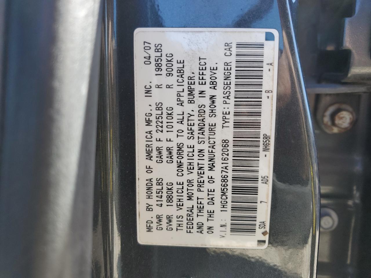 2007 Honda Accord - Image 12